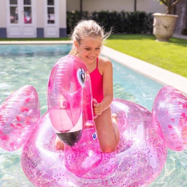 SWIM ESSENTIALS | RIDE - ON - NEON LEOPARD FLAMINGO *PRE - ORDER* by SWIM ESSENTIALS - The Playful Collective