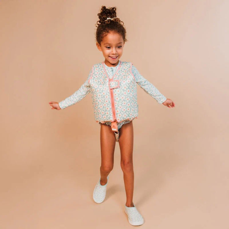 SWIM ESSENTIALS | SWIMMING VEST - FLORISH GREEN (3 - 6Y) by SWIM ESSENTIALS - The Playful Collective