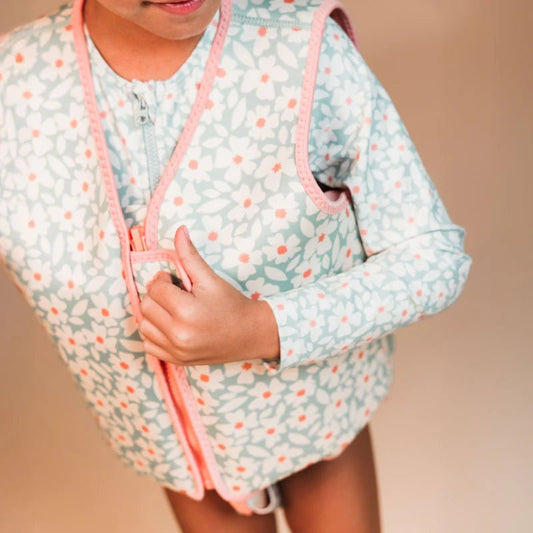 SWIM ESSENTIALS | SWIMMING VEST - FLORISH GREEN (3 - 6Y) by SWIM ESSENTIALS - The Playful Collective