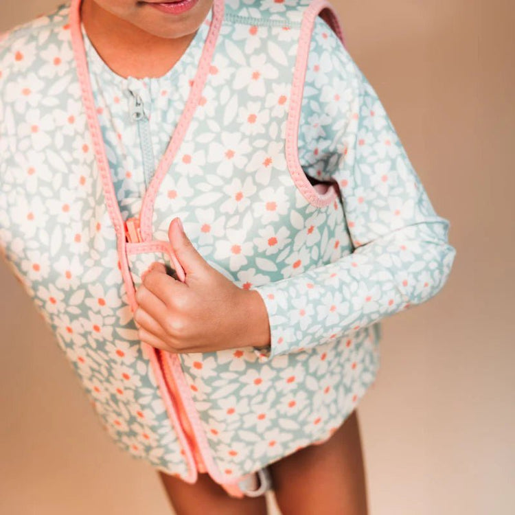 SWIM ESSENTIALS | SWIMMING VEST - FLORISH GREEN (3 - 6Y) by SWIM ESSENTIALS - The Playful Collective