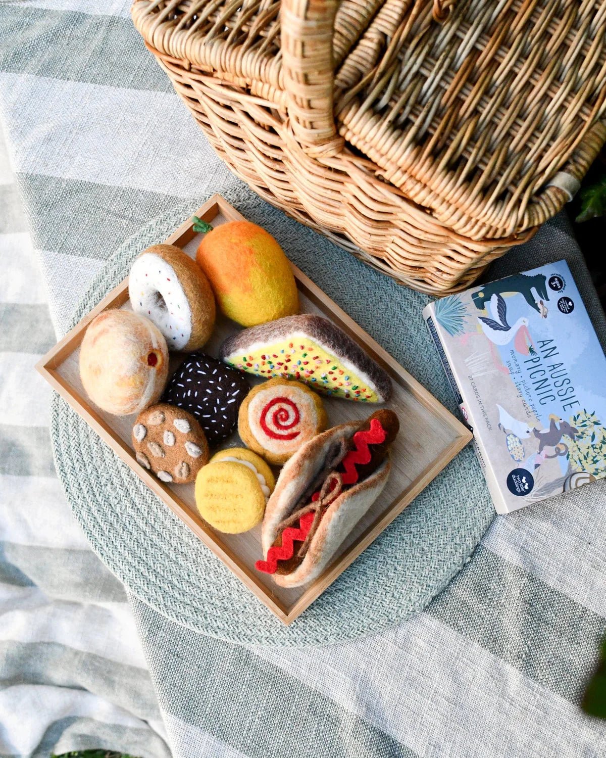 TARA TREASURES | AUSSIE PICNIC - GRAZING BOX OF AUSTRALIAN PLAY FOOD by TARA TREASURES - The Playful Collective