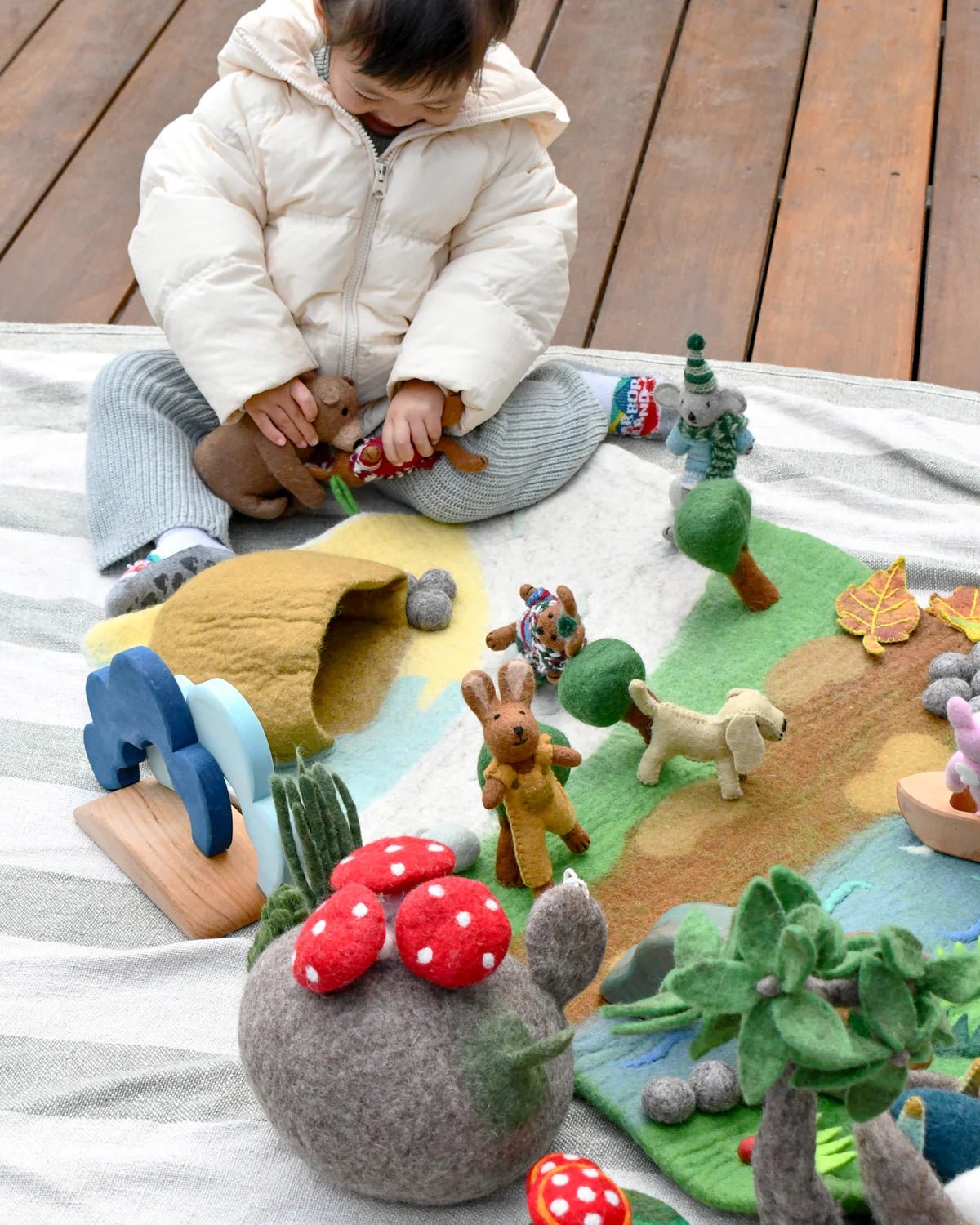 TARA TREASURES | BEAR HUNT PLAY MAT PLAYSCAPE by TARA TREASURES - The Playful Collective