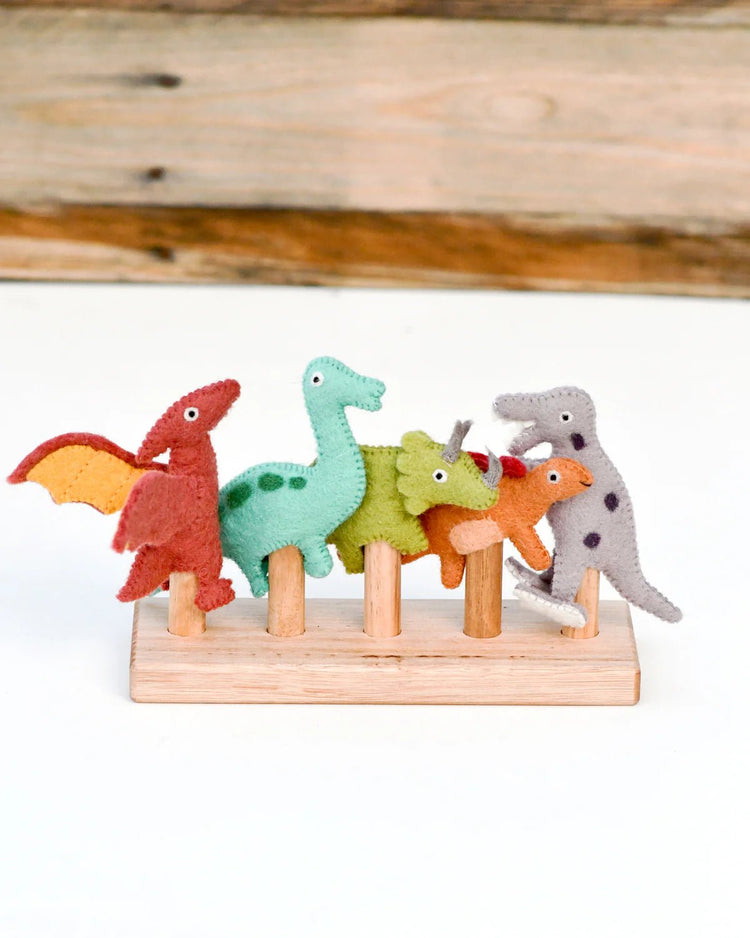 TARA TREASURES | DINOSAUR FINGER PUPPET SET by TARA TREASURES - The Playful Collective