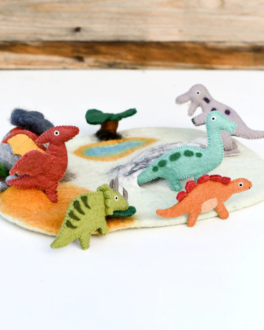 TARA TREASURES | DINOSAUR FINGER PUPPET SET by TARA TREASURES - The Playful Collective