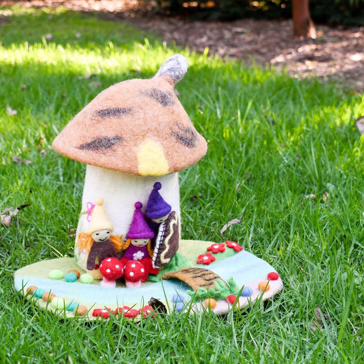 TARA TREASURES | FAIRIES & GNOMES HOUSE - BROWN *PRE-ORDER* by TARA TREASURES - The Playful Collective