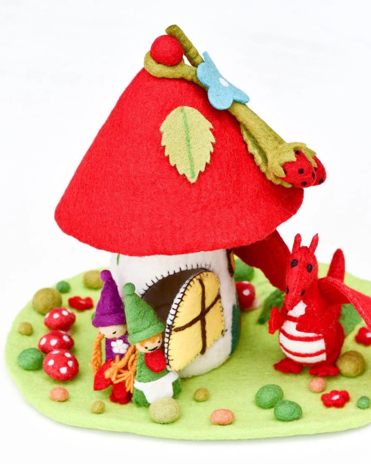 TARA TREASURES | FAIRIES & GNOMES HOUSE - RED ROOF *PRE-ORDER* by TARA TREASURES - The Playful Collective