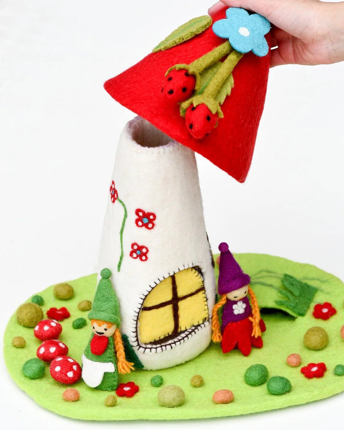 TARA TREASURES | FAIRIES & GNOMES HOUSE - RED ROOF *PRE-ORDER* by TARA TREASURES - The Playful Collective