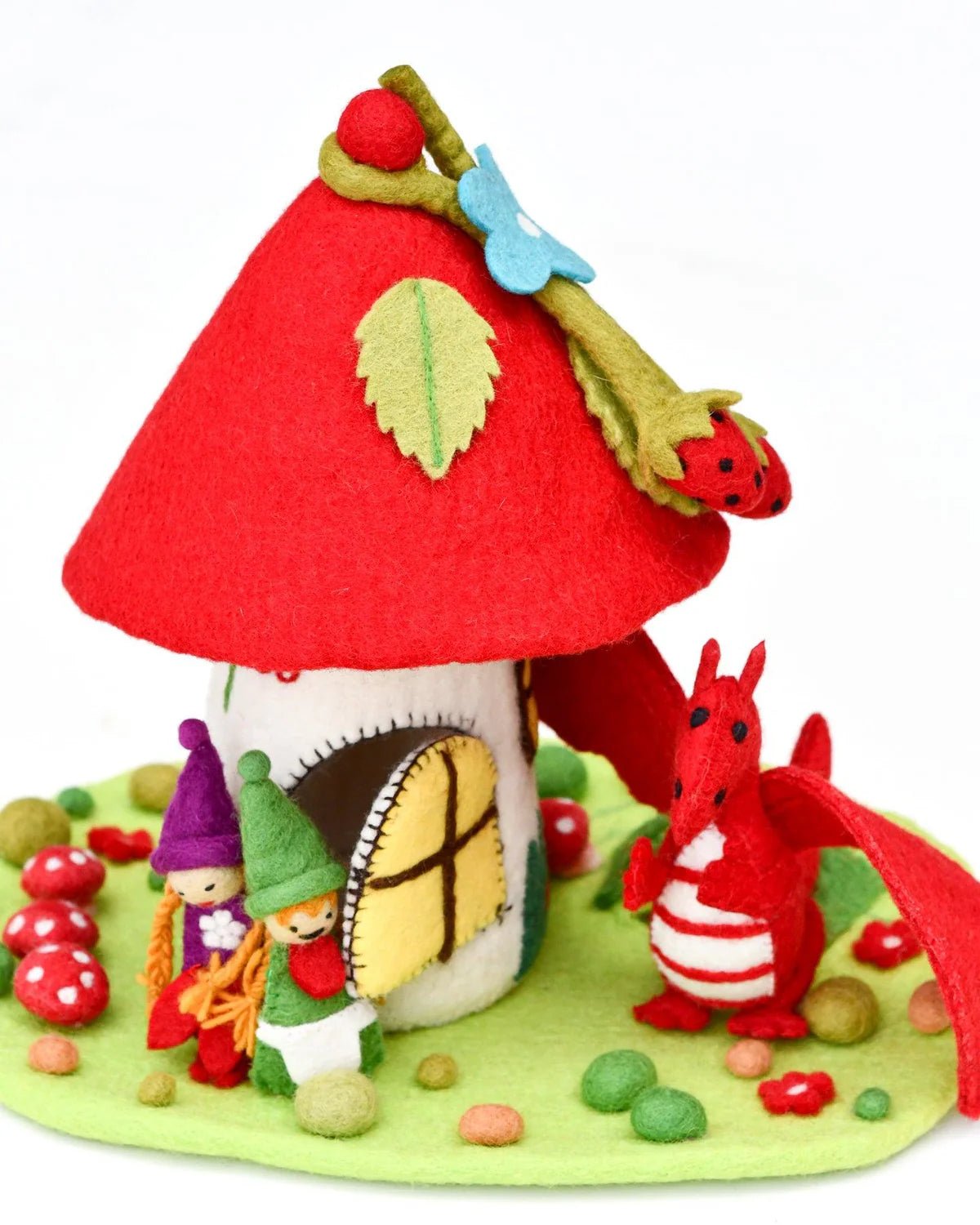 TARA TREASURES | FAIRIES & GNOMES HOUSE - RED ROOF *PRE-ORDER* by TARA TREASURES - The Playful Collective