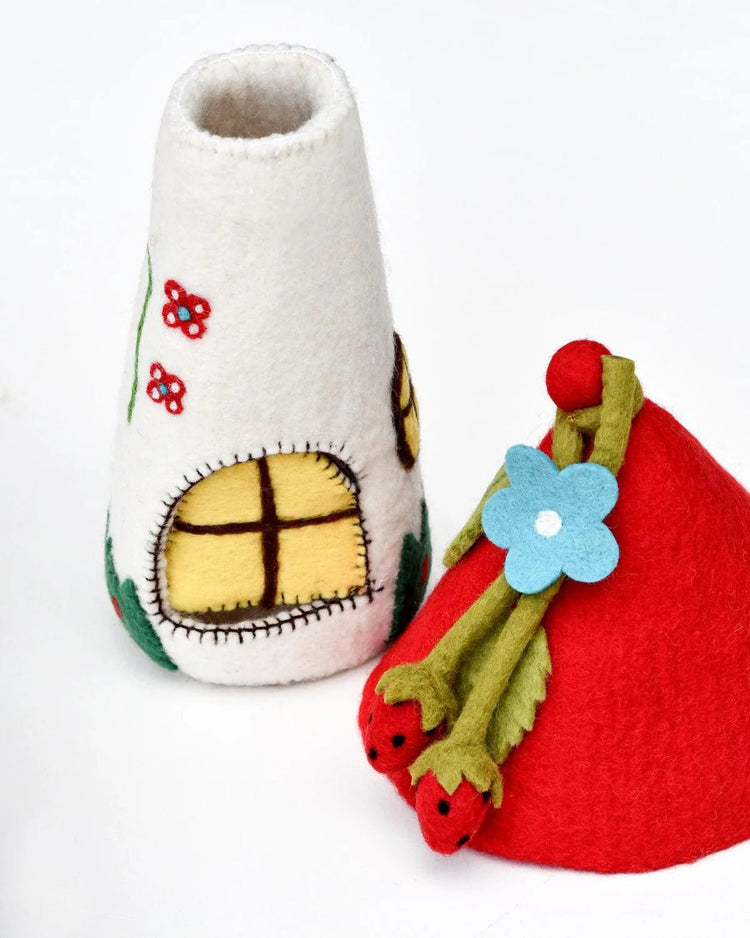 TARA TREASURES | FAIRIES & GNOMES HOUSE - RED ROOF *PRE-ORDER* by TARA TREASURES - The Playful Collective