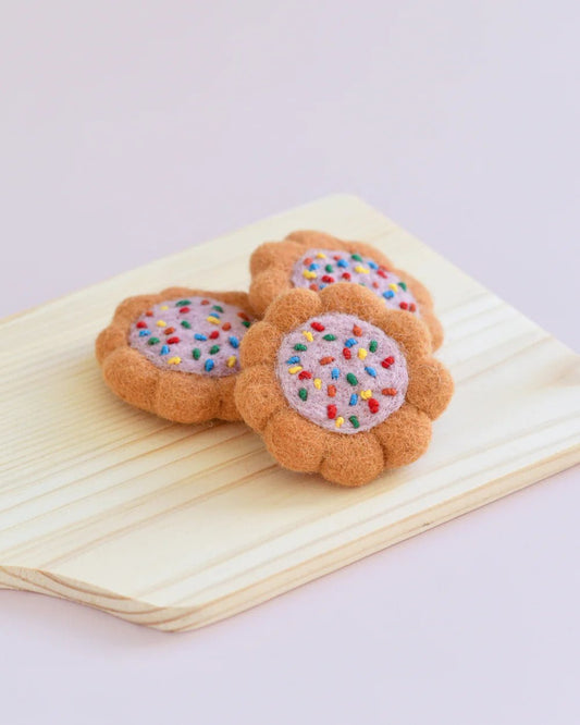 TARA TREASURES | FELT 100s AND 1000s BISCUIT (SET OF 3) *PRE-ORDER* by TARA TREASURES - The Playful Collective