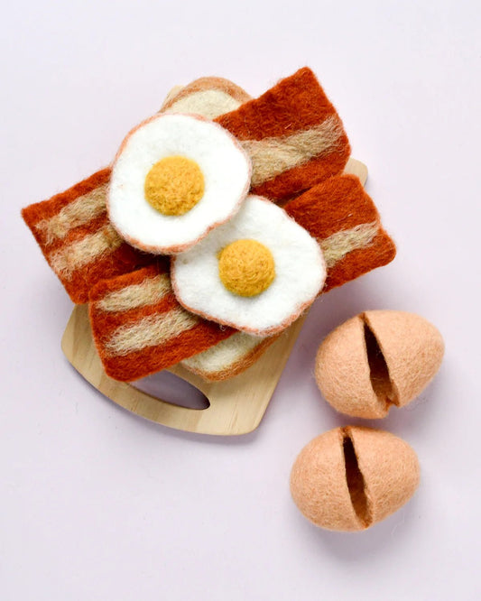 TARA TREASURES | FELT BACON & EGGS BREAKFAST SET by TARA TREASURES - The Playful Collective