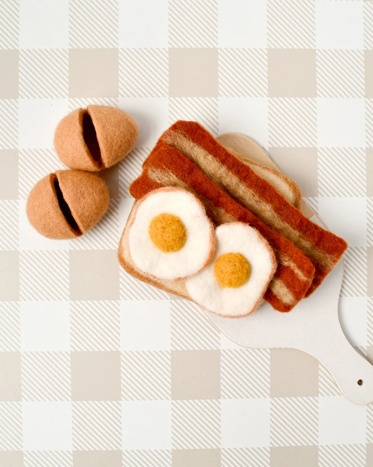 TARA TREASURES | FELT BACON & EGGS BREAKFAST SET by TARA TREASURES - The Playful Collective