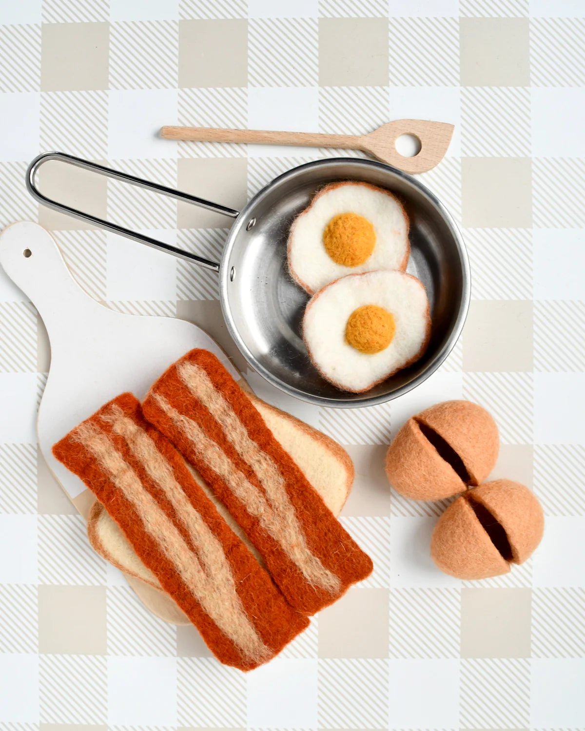 TARA TREASURES | FELT BACON & EGGS BREAKFAST SET by TARA TREASURES - The Playful Collective