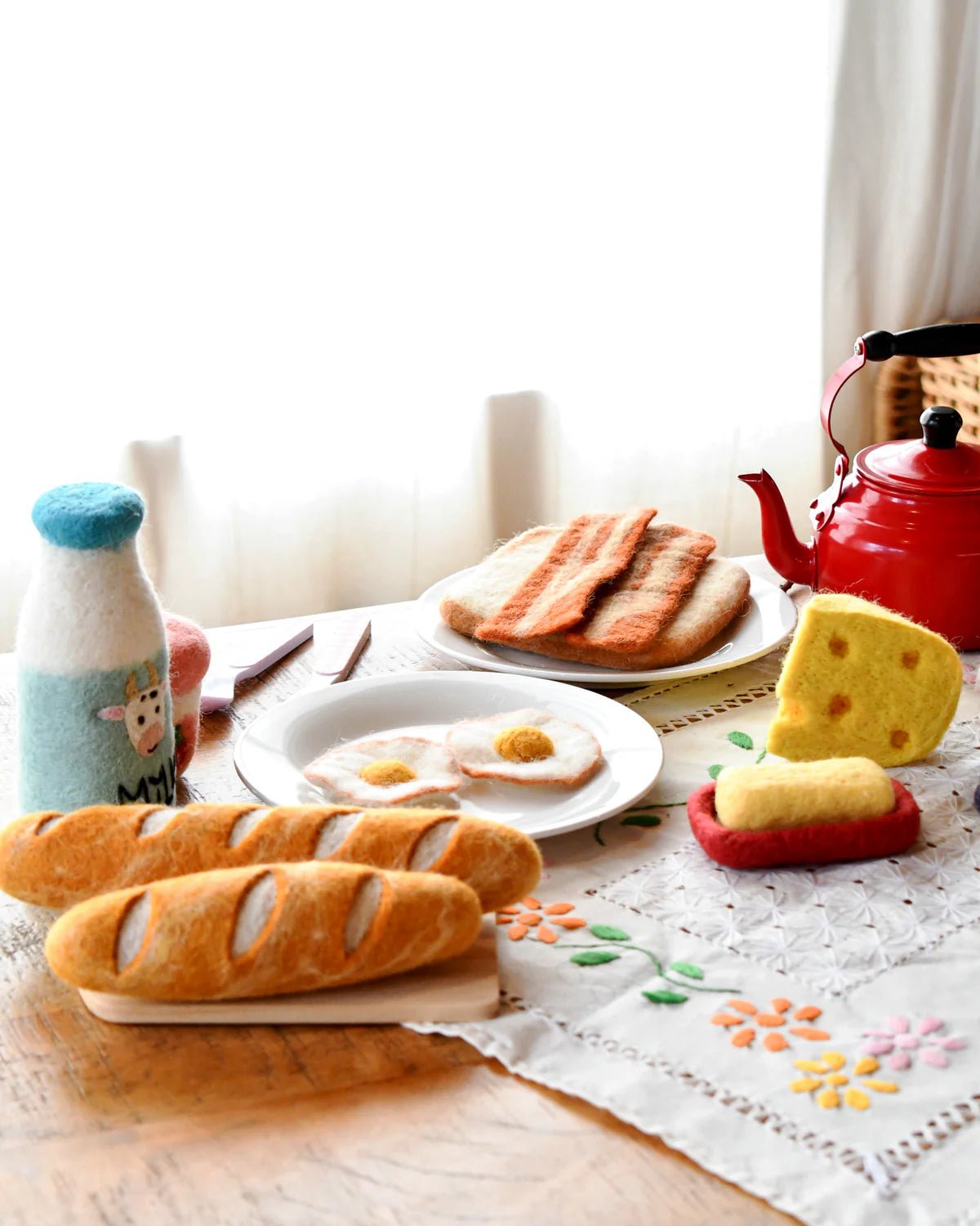 TARA TREASURES | FELT BACON & EGGS BREAKFAST SET by TARA TREASURES - The Playful Collective