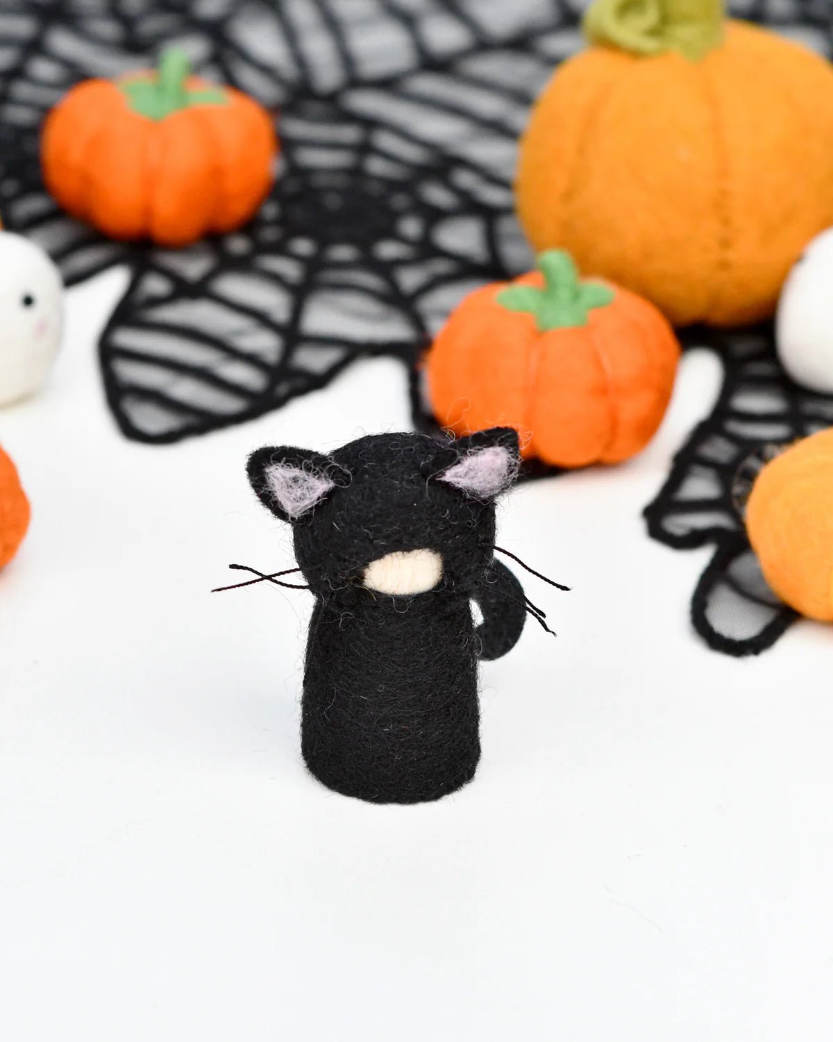 TARA TREASURES | FELT BLACK CAT PEG DOLL by TARA TREASURES - The Playful Collective