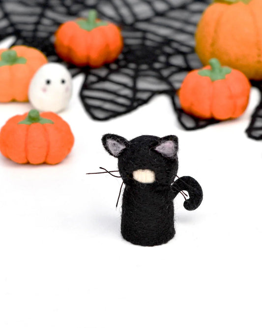 TARA TREASURES | FELT BLACK CAT PEG DOLL by TARA TREASURES - The Playful Collective