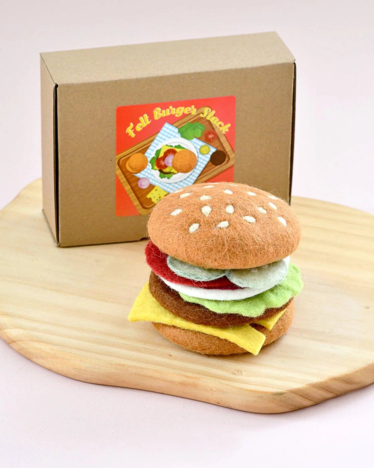 TARA TREASURES | FELT BURGER STACK *PRE-ORDER* by TARA TREASURES - The Playful Collective