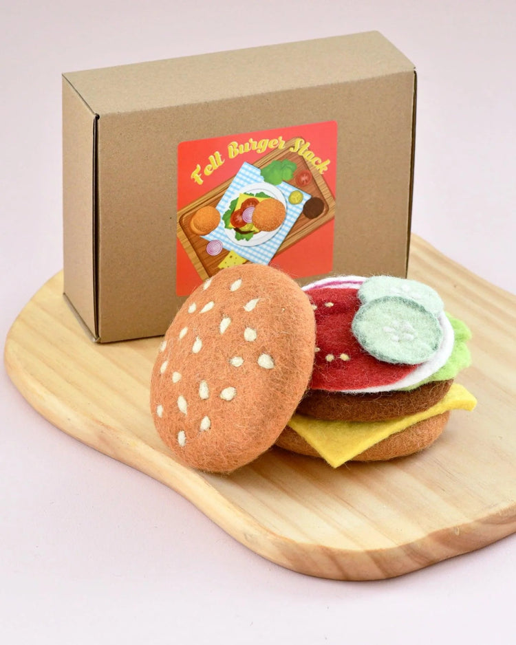 TARA TREASURES | FELT BURGER STACK *PRE-ORDER* by TARA TREASURES - The Playful Collective