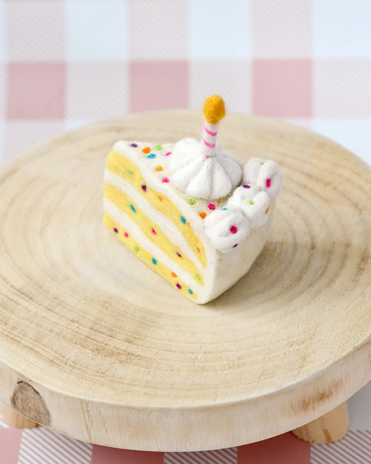 TARA TREASURES | FELT CAKE SLICE (MULTIPLE FLAVOURS) CONFETTI CAKE by TARA TREASURES - The Playful Collective