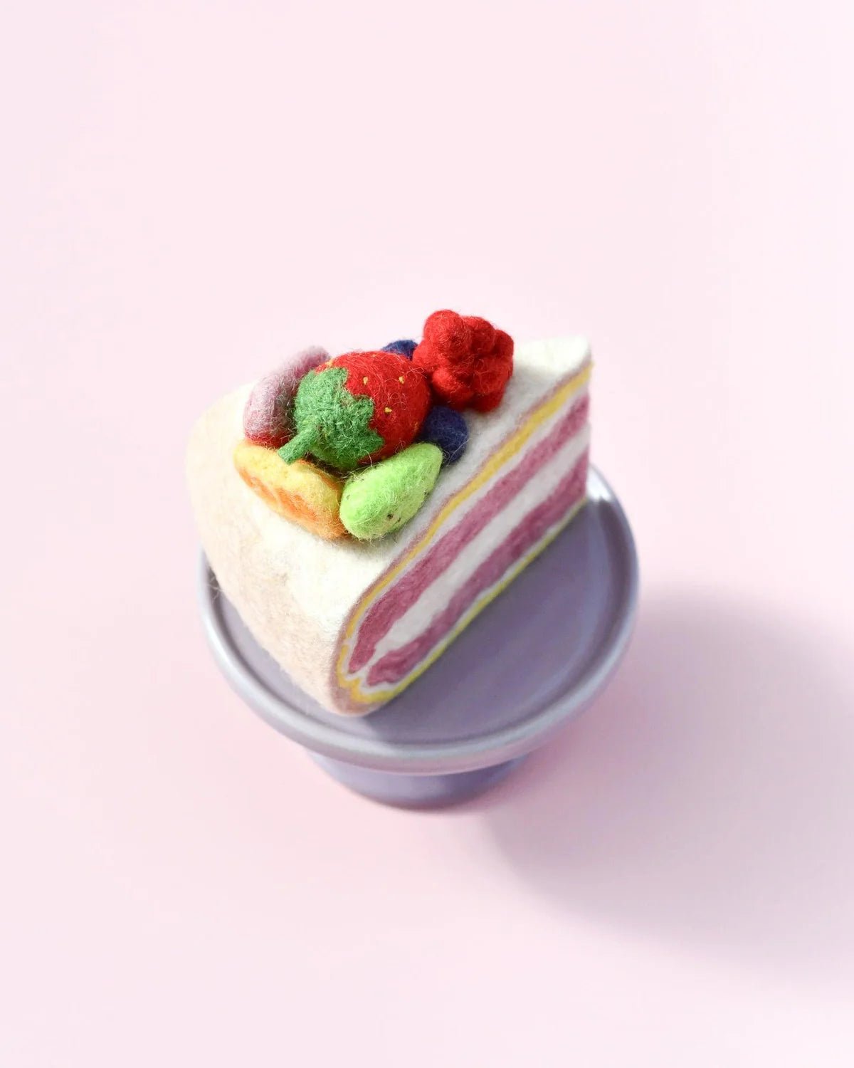 TARA TREASURES | FELT CAKE SLICE (MULTIPLE FLAVOURS) *PRE-ORDER* FRESH FRUIT TORTE by TARA TREASURES - The Playful Collective