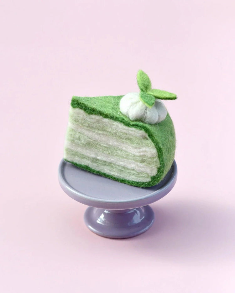 TARA TREASURES | FELT CAKE SLICE (MULTIPLE FLAVOURS) *PRE-ORDER* KEY LIME by TARA TREASURES - The Playful Collective