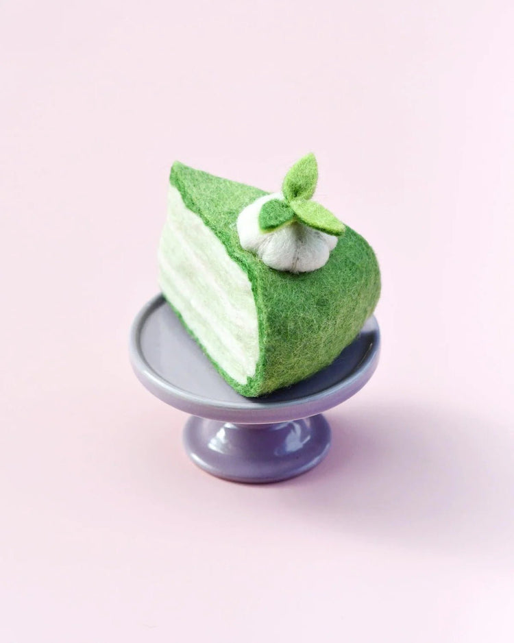 TARA TREASURES | FELT CAKE SLICE (MULTIPLE FLAVOURS) *PRE-ORDER* KEY LIME by TARA TREASURES - The Playful Collective