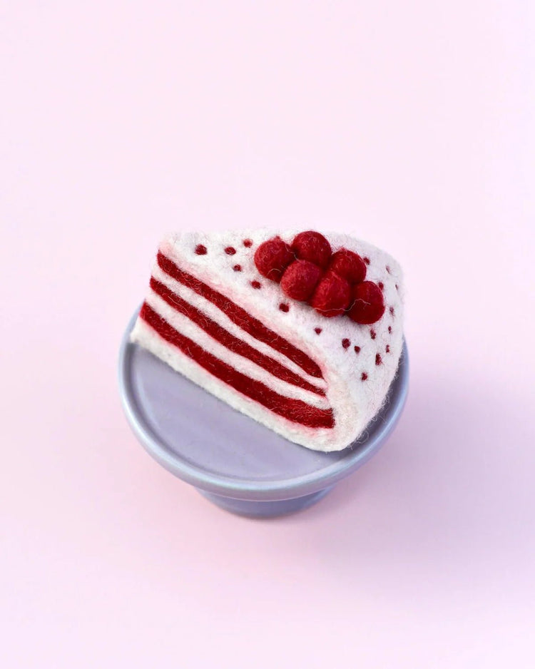 TARA TREASURES | FELT CAKE SLICE (MULTIPLE FLAVOURS) *PRE-ORDER* RED VELVET by TARA TREASURES - The Playful Collective