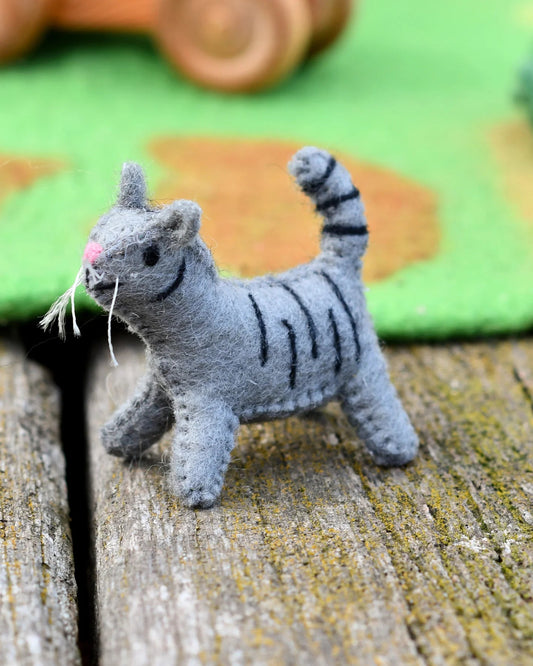 TARA TREASURES | FELT CAT FARM ANIMAL TOY by TARA TREASURES - The Playful Collective