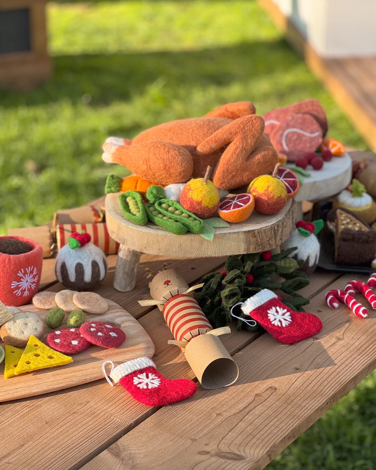 TARA TREASURES | FELT CHARCUTERIE CHEESE PLATTER PRTEND PLAY FOOD SET *PRE - ORDER* by TARA TREASURES - The Playful Collective