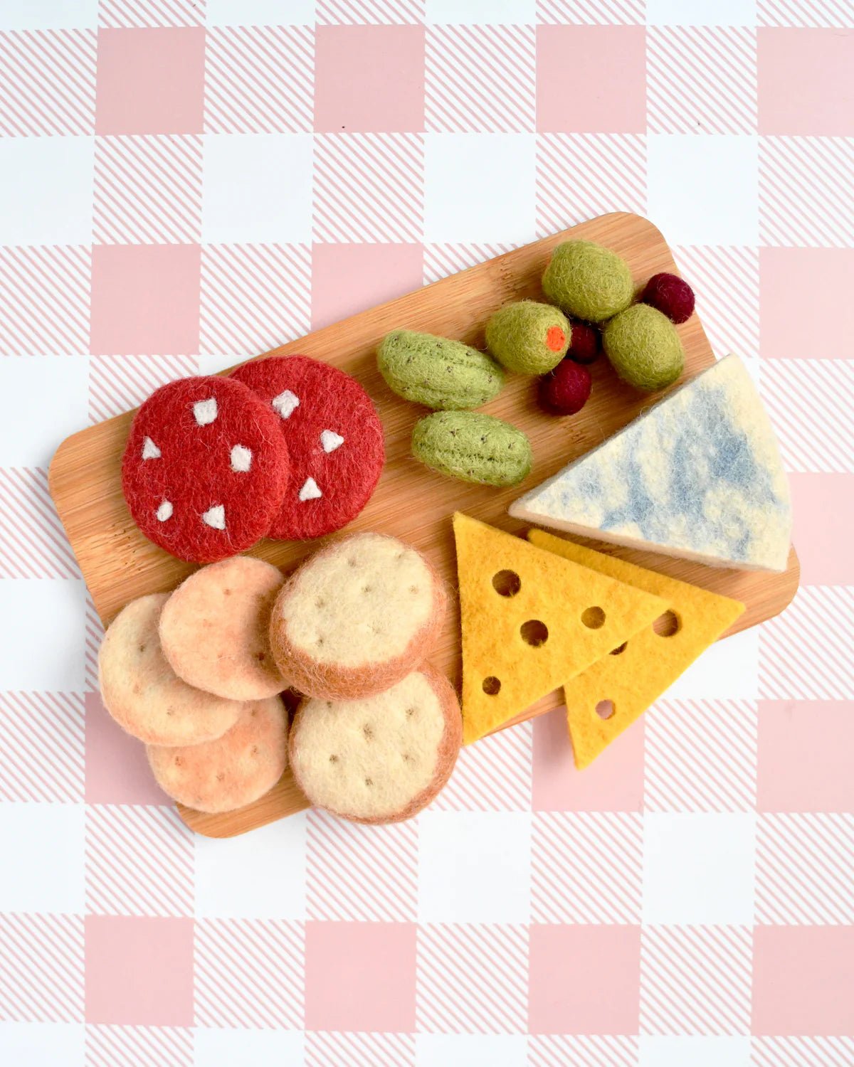 TARA TREASURES | FELT CHARCUTERIE CHEESE PLATTER PRTEND PLAY FOOD SET *PRE - ORDER* by TARA TREASURES - The Playful Collective