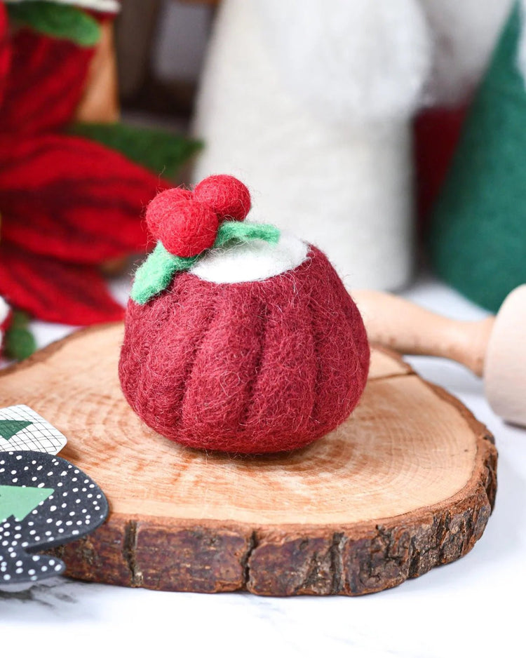 TARA TREASURES | FELT CHRISTMAS RED VELVET BUNDT CAKE by TARA TREASURES - The Playful Collective