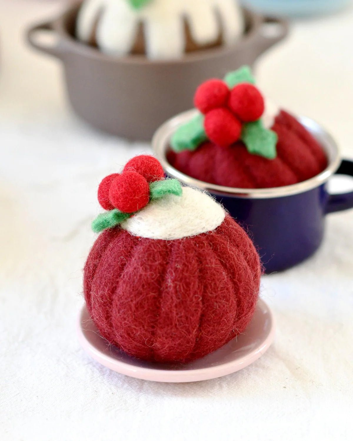 TARA TREASURES | FELT CHRISTMAS RED VELVET BUNDT CAKE by TARA TREASURES - The Playful Collective