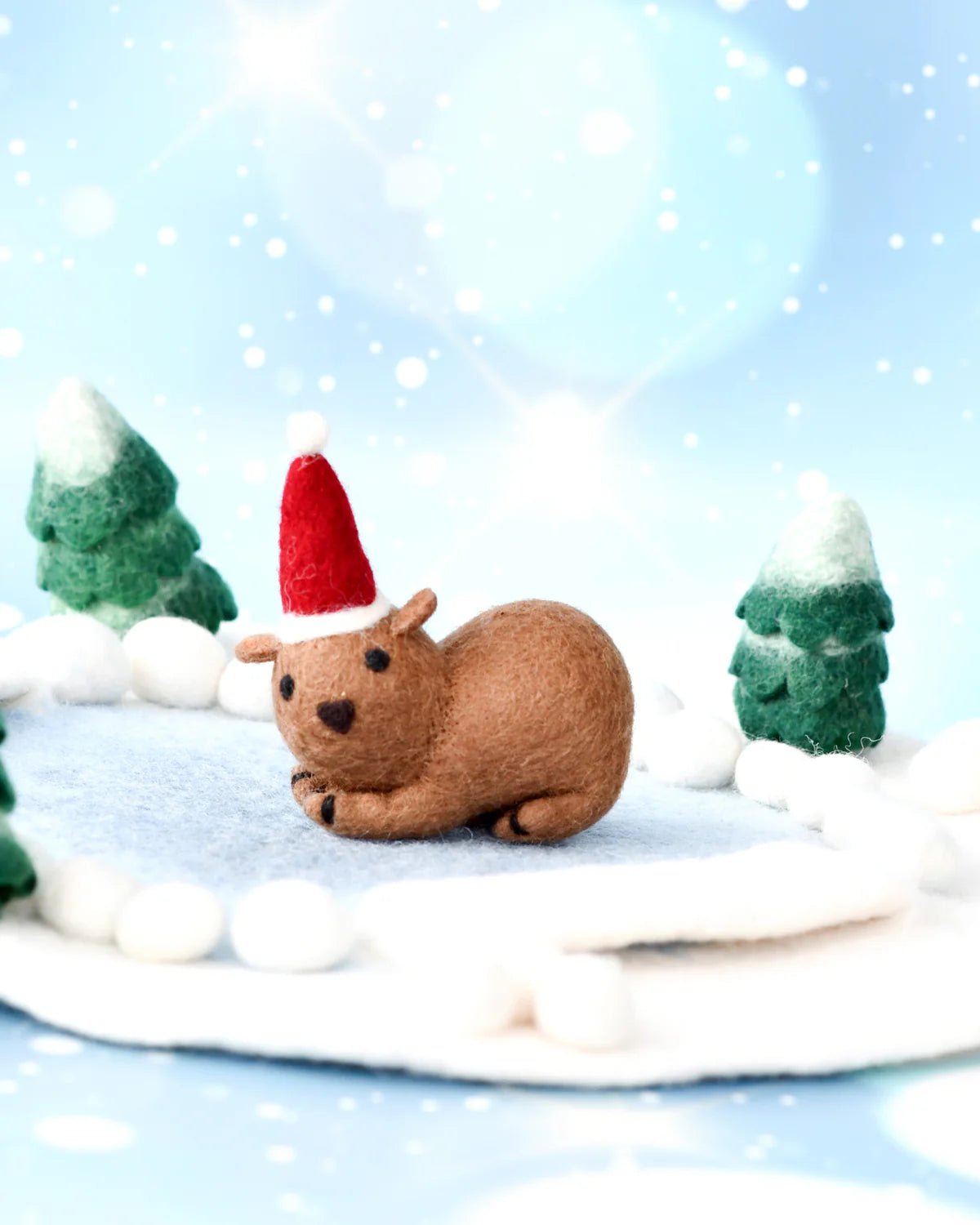 TARA TREASURES | FELT CHRISTMAS WOMBAT TOY by TARA TREASURES - The Playful Collective