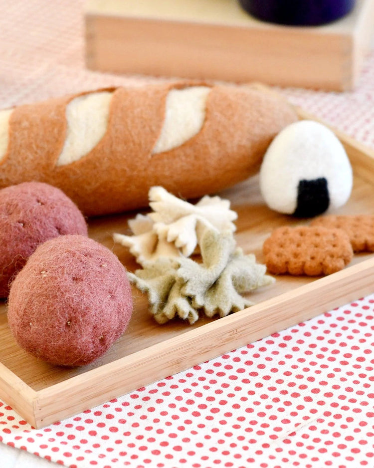 TARA TREASURES | FELT FOOD GROUPS PRETEND PLAY FOOD SET - CARBOHYDRATES *PRE-ORDER* by TARA TREASURES - The Playful Collective