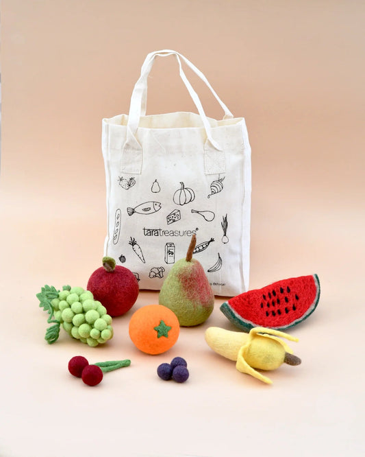 TARA TREASURES | FELT FOOD GROUPS PRETEND PLAY FOOD SET - FRUITS by TARA TREASURES - The Playful Collective