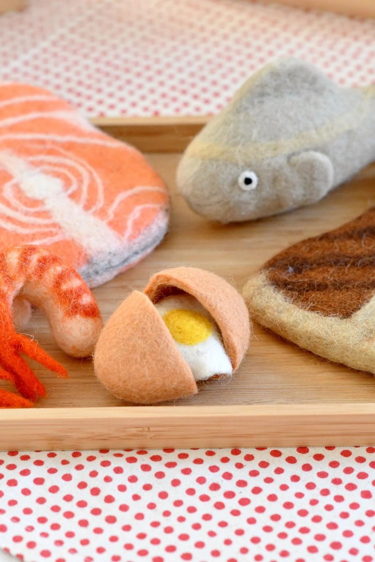 TARA TREASURES | FELT FOOD GROUPS PRETEND PLAY FOOD SET - PROTEIN *PRE-ORDER* by TARA TREASURES - The Playful Collective