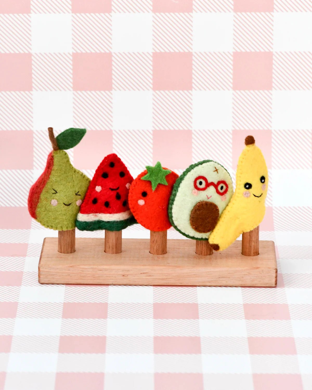 TARA TREASURES | FELT FRUIT FINGER PUPPET SET *PRE - ORDER* by TARA TREASURES - The Playful Collective