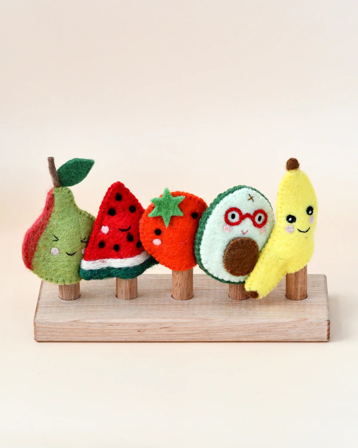 TARA TREASURES | FELT FRUIT FINGER PUPPET SET *PRE - ORDER* by TARA TREASURES - The Playful Collective