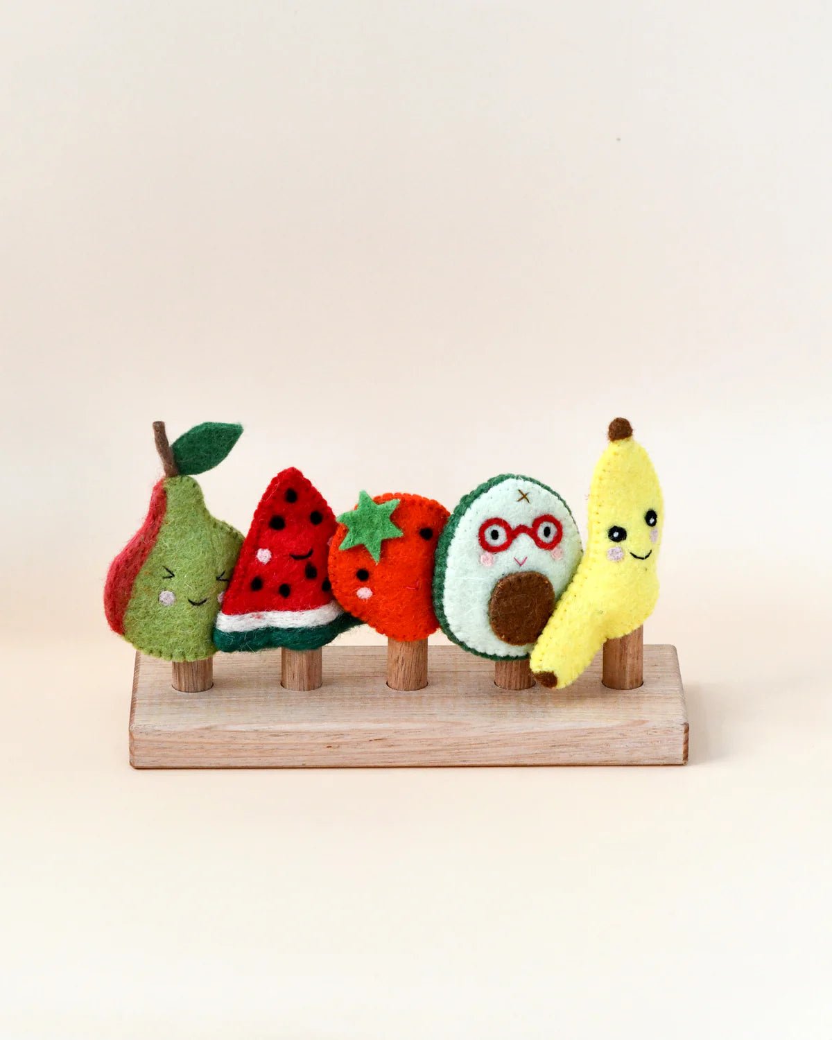 TARA TREASURES | FELT FRUIT FINGER PUPPET SET *PRE - ORDER* by TARA TREASURES - The Playful Collective