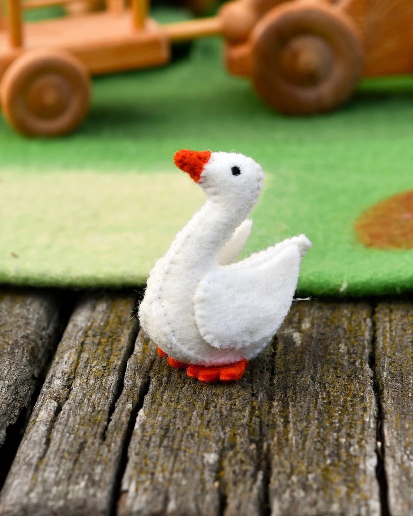 TARA TREASURES | FELT GOOSE FARM ANIMAL TOY by TARA TREASURES - The Playful Collective