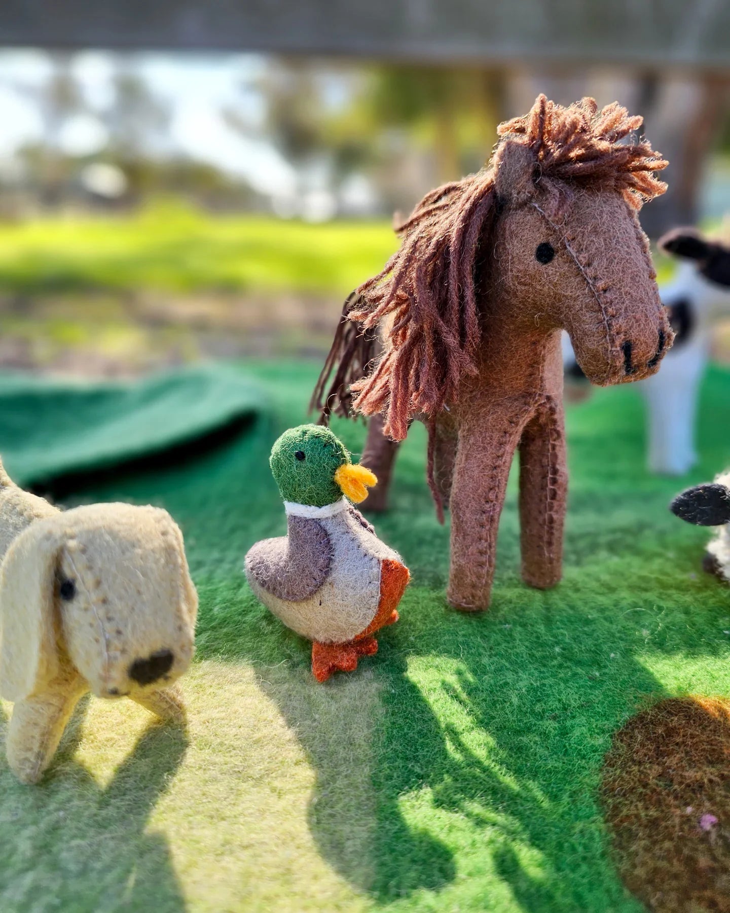 TARA TREASURES | FELT HORSE FARM ANIMAL TOY by TARA TREASURES - The Playful Collective