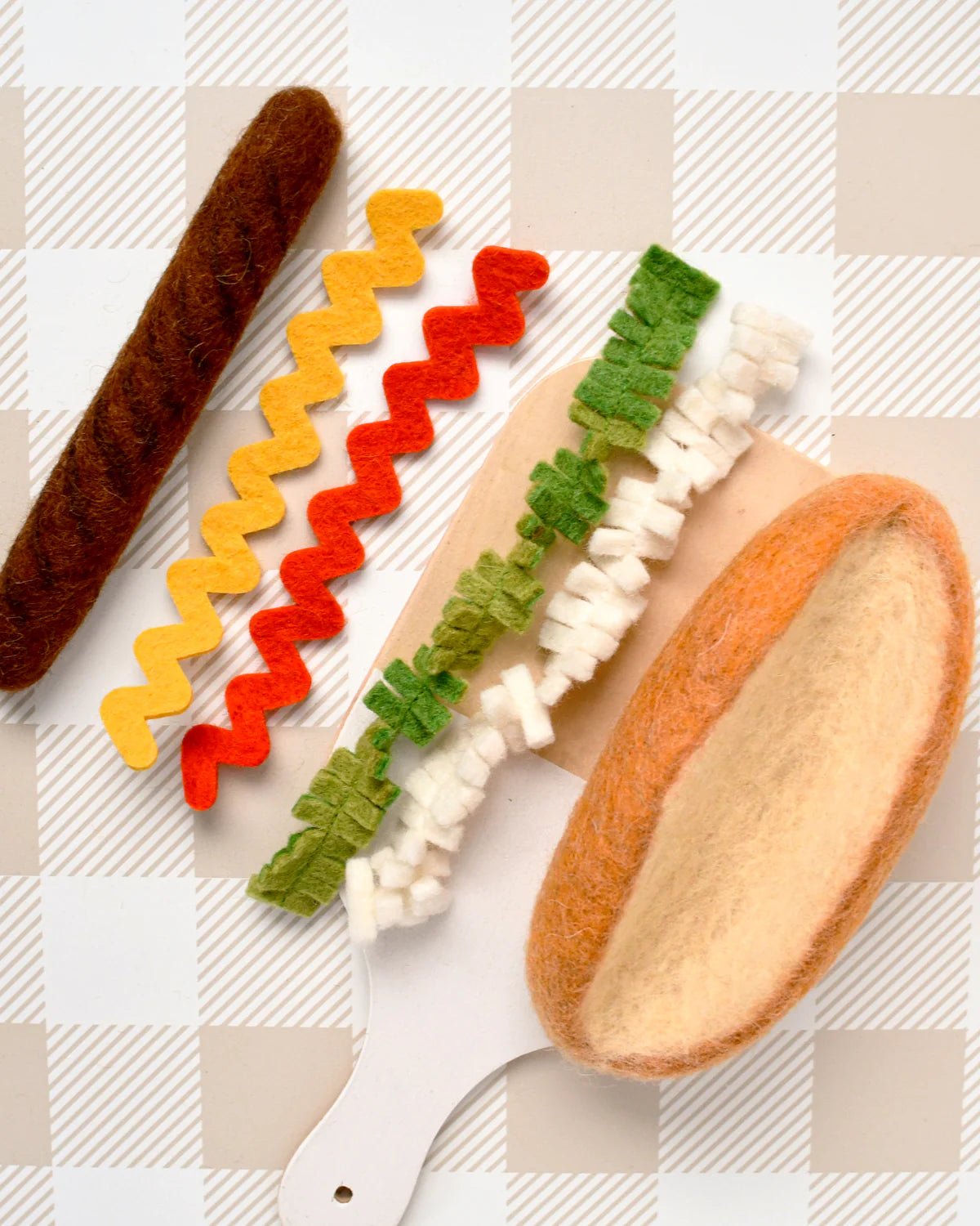 TARA TREASURES | FELT HOT DOG SET by TARA TREASURES - The Playful Collective