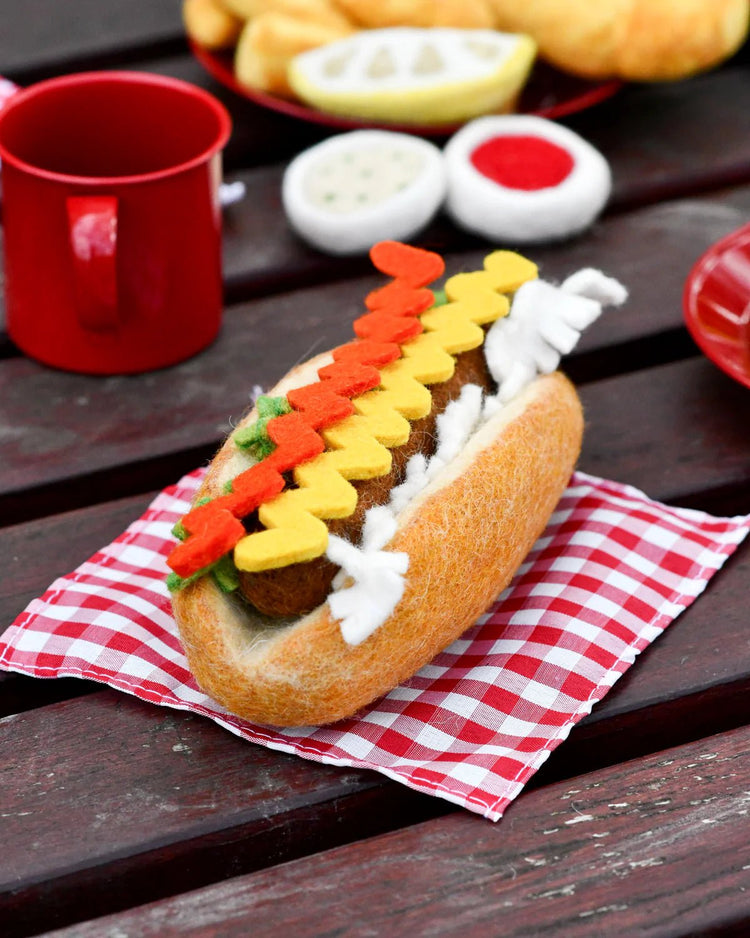 TARA TREASURES | FELT HOT DOG SET by TARA TREASURES - The Playful Collective