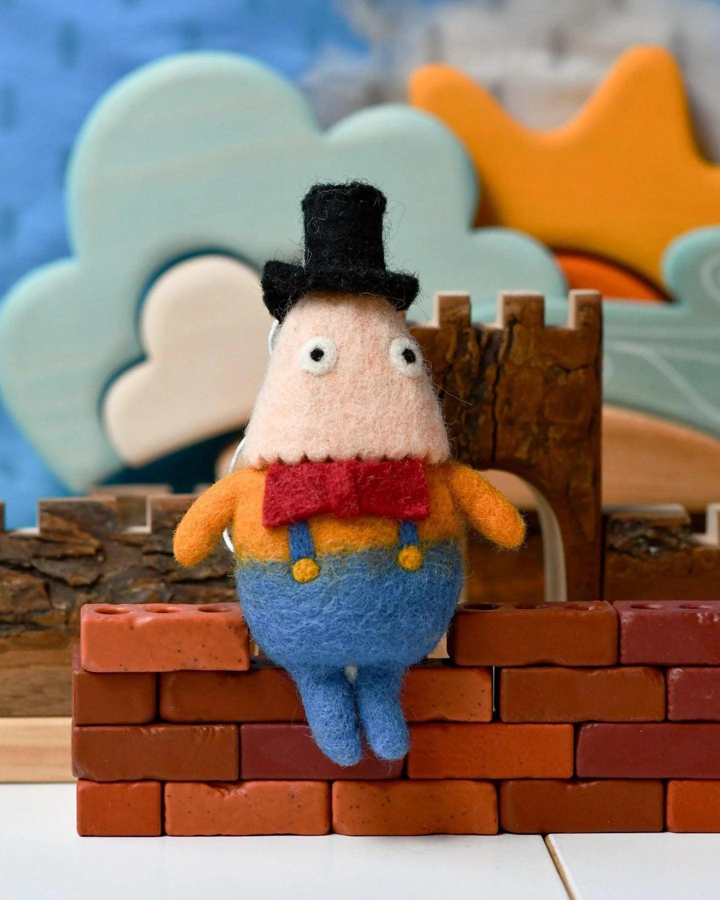 TARA TREASURES | FELT HUMPTY DUMPTY MARIONETTE PUPPET TOY *PRE-ORDER* by TARA TREASURES - The Playful Collective