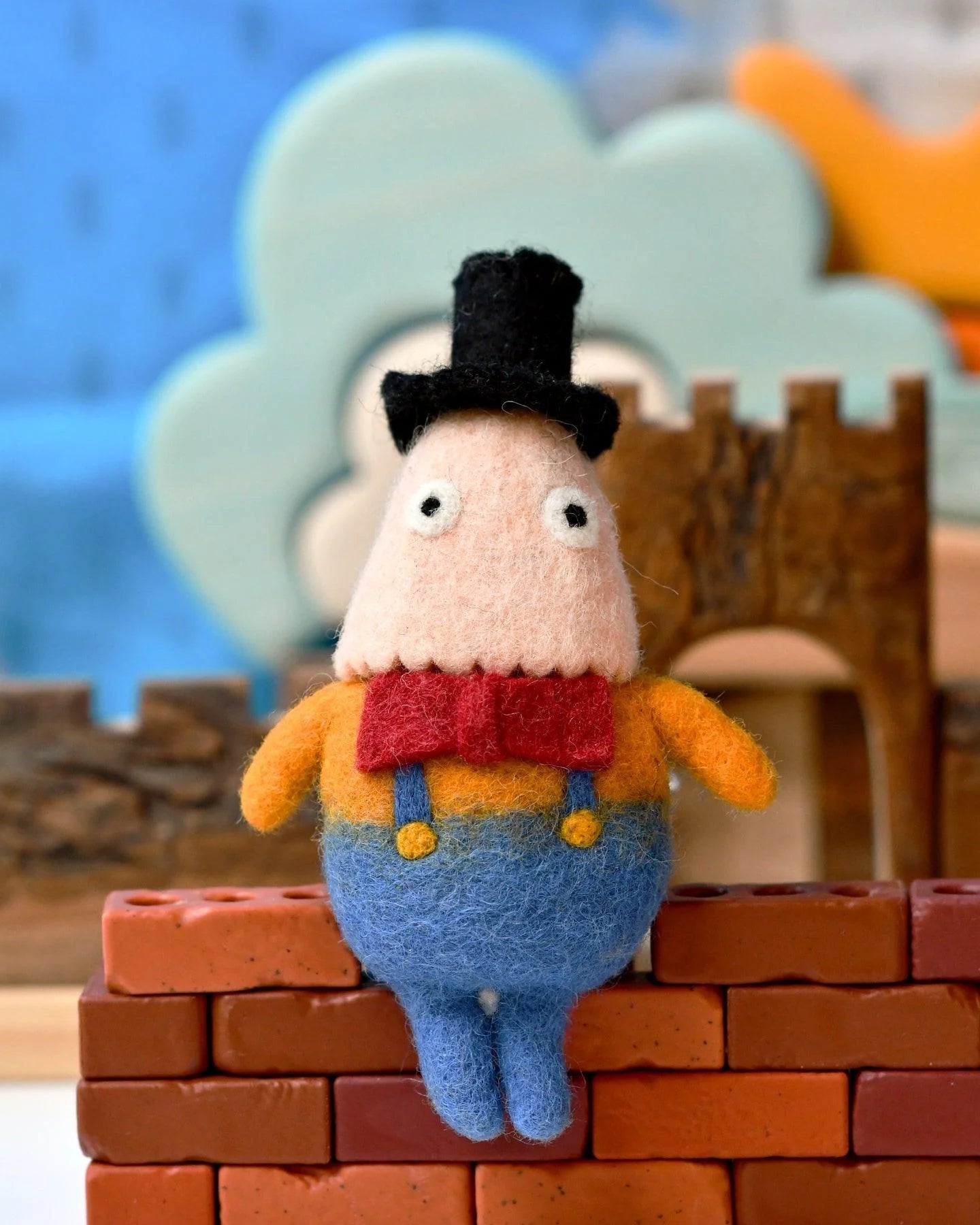 TARA TREASURES | FELT HUMPTY DUMPTY MARIONETTE PUPPET TOY *PRE-ORDER* by TARA TREASURES - The Playful Collective