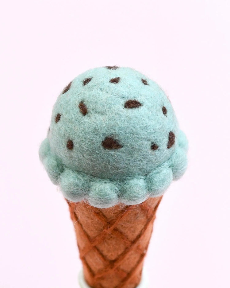 TARA TREASURES | FELT ICE CREAM CONE (MULTIPLE FLAVOURS) *PRE-ORDER* MINT CHOC CHIP by TARA TREASURES - The Playful Collective