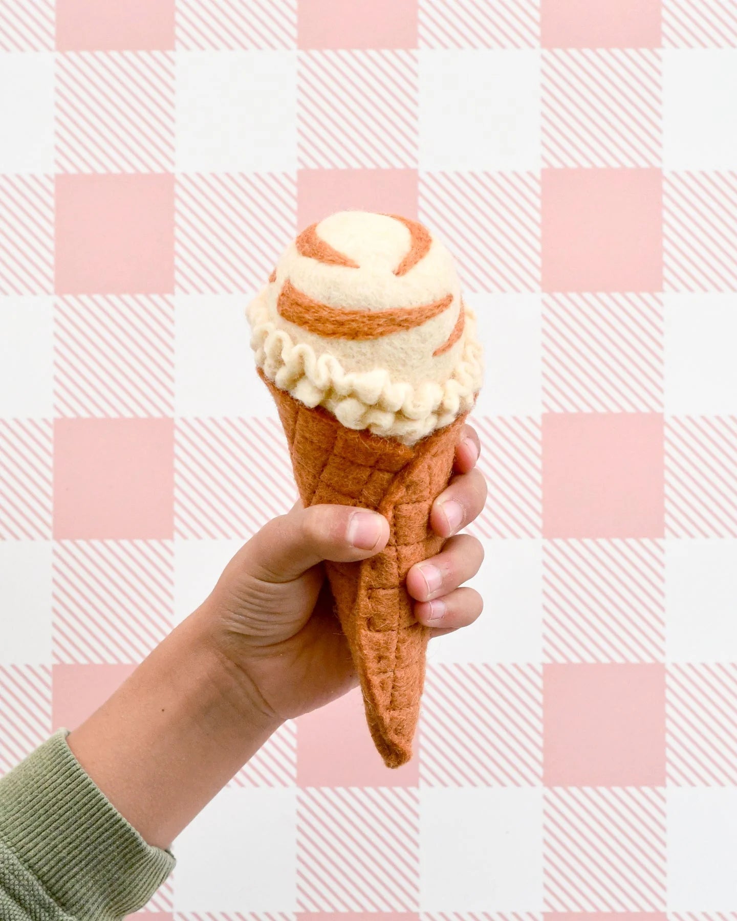 TARA TREASURES | FELT ICE CREAM SET - WAFFLE CONES & 9 ICE CREAM SCOOPS *PRE-ORDER* by TARA TREASURES - The Playful Collective