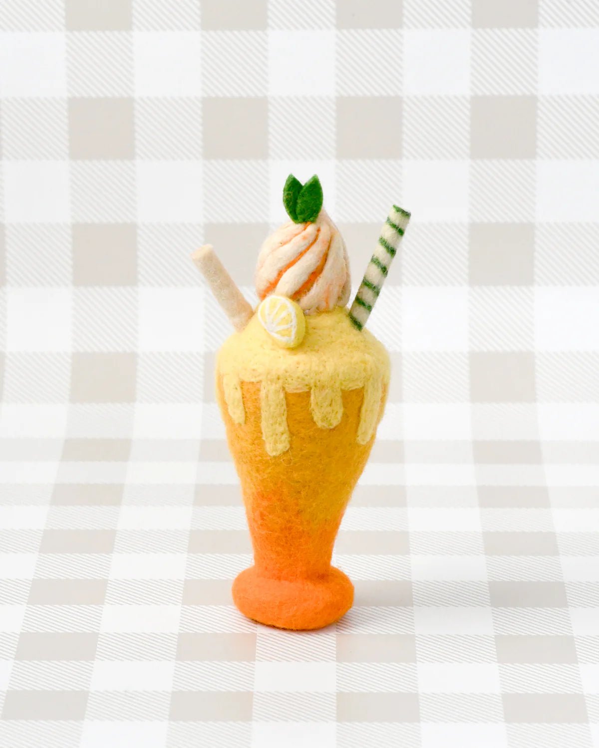 TARA TREASURES | FELT MANGO MILKSHAKE PLAY FOOD *PRE - ORDER* by TARA TREASURES - The Playful Collective