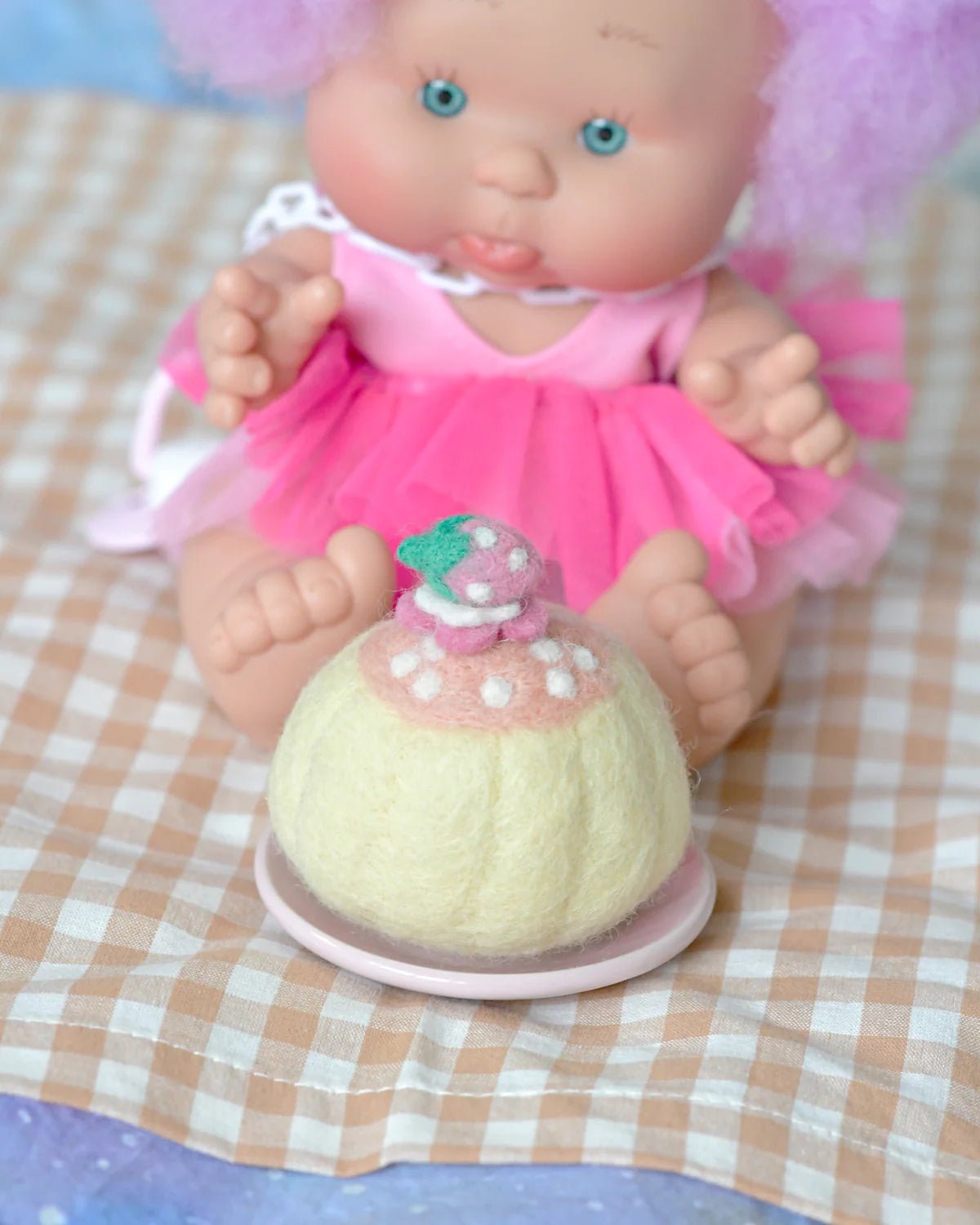 TARA TREASURES | FELT PINK STRAWBERRY BUNDT CAKE by TARA TREASURES - The Playful Collective