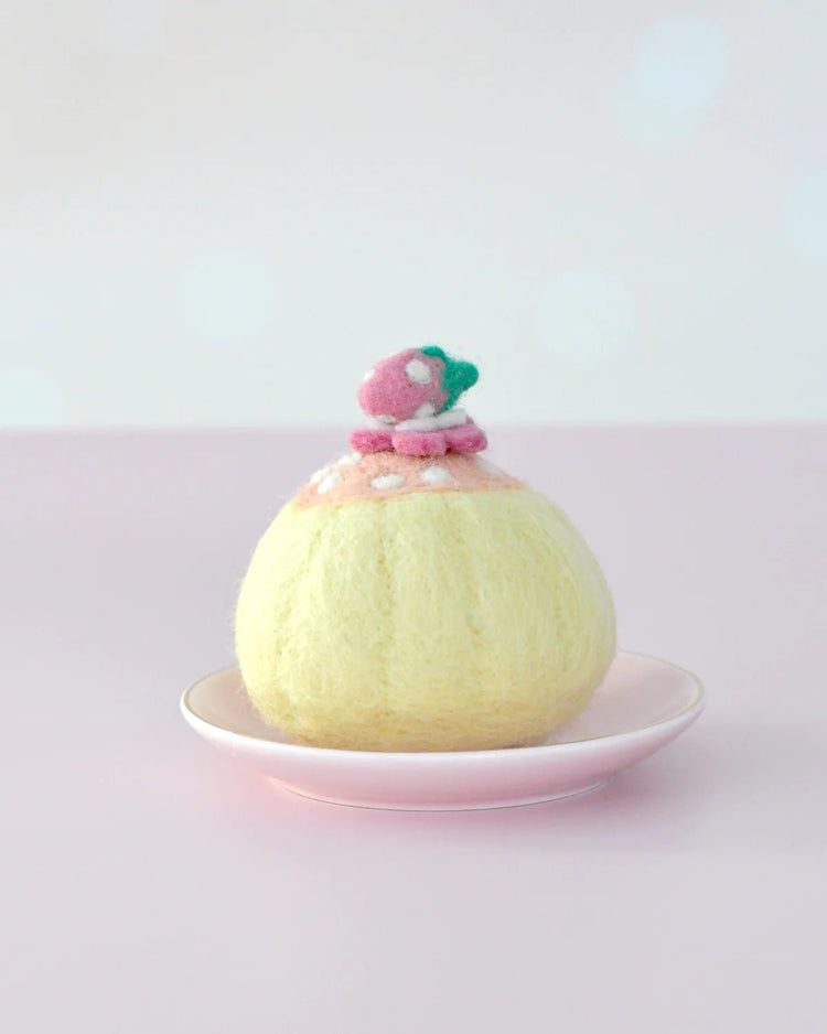 TARA TREASURES | FELT PINK STRAWBERRY BUNDT CAKE by TARA TREASURES - The Playful Collective